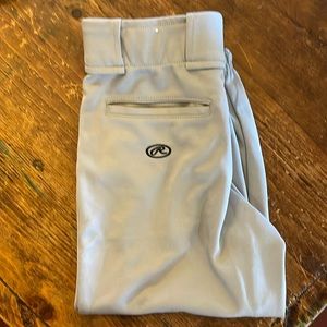 Rawlings boys baseball pants, size M, gray